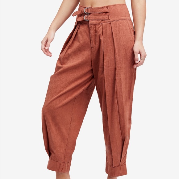 Free People Pants - Free People double-buckle soft pants NWT